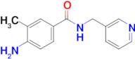 4-Amino-3-methyl-N-(pyridin-3-ylmethyl)benzamide