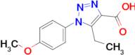 5-Ethyl-1-(4-methoxyphenyl)-1H-1,2,3-triazole-4-carboxylic acid