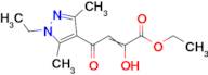 ethyl 4-(1-ethyl-3,5-dimethyl-1H-pyrazol-4-yl)-2-hydroxy-4-oxobut-2-enoate