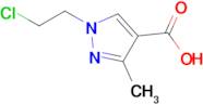 1-(2-Chloroethyl)-3-methyl-1H-pyrazole-4-carboxylic acid