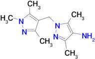 3,5-Dimethyl-1-((1,3,5-trimethyl-1H-pyrazol-4-yl)methyl)-1H-pyrazol-4-amine