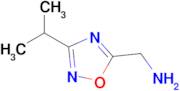 (3-Isopropyl-1,2,4-oxadiazol-5-yl)methanamine
