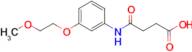 4-((3-(2-Methoxyethoxy)phenyl)amino)-4-oxobutanoic acid