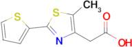 2-(5-Methyl-2-(thiophen-2-yl)thiazol-4-yl)acetic acid