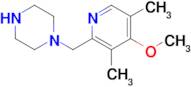 1-((4-Methoxy-3,5-dimethylpyridin-2-yl)methyl)piperazine