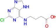 4-[(2-chloro-7H-purin-6-yl)amino]butanoic acid