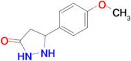 5-(4-Methoxyphenyl)pyrazolidin-3-one