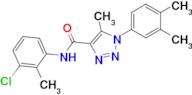 N-(3-chloro-2-methylphenyl)-1-(3,4-dimethylphenyl)-5-methyl-1H-1,2,3-triazole-4-carboxamide