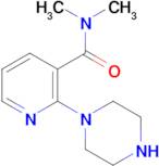 N,N-dimethyl-2-(piperazin-1-yl)nicotinamide