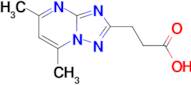 3-(5,7-Dimethyl-[1,2,4]triazolo[1,5-a]pyrimidin-2-yl)propanoic acid