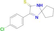 3-(4-Chlorophenyl)-1,4-diazaspiro[4.4]Non-3-ene-2-thione