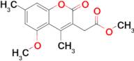 Methyl 2-(5-methoxy-4,7-dimethyl-2-oxo-2H-chromen-3-yl)acetate