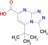 5-(Tert-butyl)-3-methyl-[1,2,4]triazolo[4,3-a]pyrimidine-7-carboxylic acid