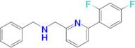 N-benzyl-1-(6-(2,4-difluorophenyl)pyridin-2-yl)methanamine