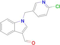 1-((6-Chloropyridin-3-yl)methyl)-1H-indole-3-carbaldehyde