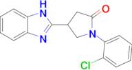 4-(1H-benzo[d]imidazol-2-yl)-1-(2-chlorophenyl)pyrrolidin-2-one