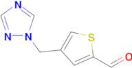 4-((1H-1,2,4-triazol-1-yl)methyl)thiophene-2-carbaldehyde