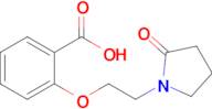 2-(2-(2-Oxopyrrolidin-1-yl)ethoxy)benzoic acid