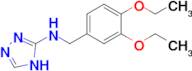 N-[(3,4-diethoxyphenyl)methyl]-4H-1,2,4-triazol-3-amine