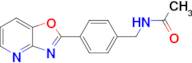 N-(4-(oxazolo[4,5-b]pyridin-2-yl)benzyl)acetamide