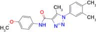 1-(3,4-Dimethylphenyl)-N-(4-methoxyphenyl)-5-methyl-1H-1,2,3-triazole-4-carboxamide