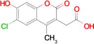 2-(6-Chloro-7-hydroxy-4-methyl-2-oxo-2H-chromen-3-yl)acetic acid