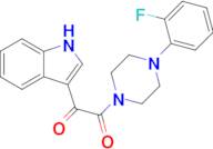1-(4-(2-Fluorophenyl)piperazin-1-yl)-2-(1H-indol-3-yl)ethane-1,2-dione