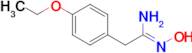 2-(4-ethoxyphenyl)-N'-hydroxyethanimidamide