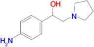 1-(4-Aminophenyl)-2-(pyrrolidin-1-yl)ethan-1-ol