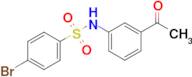 N-(3-acetylphenyl)-4-bromobenzenesulfonamide