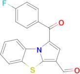 1-(4-Fluorobenzoyl)benzo[d]pyrrolo[2,1-b]thiazole-3-carbaldehyde