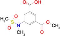 3-(Methoxycarbonyl)-5-(N-methylmethylsulfonamido)benzoic acid