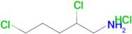 2,5-Dichloropentan-1-amine hydrochloride