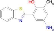 4-Amino-2-(benzo[d]thiazol-2-yl)-6-methylphenol