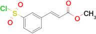 Methyl (E)-3-(3-(chlorosulfonyl)phenyl)acrylate