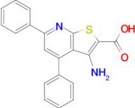 3-Amino-4,6-diphenylthieno[2,3-b]pyridine-2-carboxylic acid