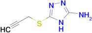 5-(prop-2-yn-1-ylsulfanyl)-4H-1,2,4-triazol-3-amine