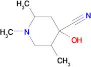 4-Hydroxy-1,2,5-trimethylpiperidine-4-carbonitrile