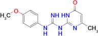 N-(4-methoxyphenyl)-N'-(4-methyl-6-oxo-1,6-dihydropyrimidin-2-yl)guanidine