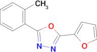 2-(Furan-2-yl)-5-(o-tolyl)-1,3,4-oxadiazole