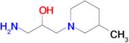 1-Amino-3-(3-methylpiperidin-1-yl)propan-2-ol