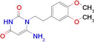 6-Amino-1-(3,4-dimethoxyphenethyl)pyrimidine-2,4(1H,3H)-dione