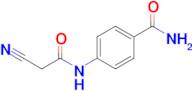 4-(2-Cyanoacetamido)benzamide