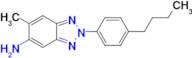 2-(4-Butylphenyl)-6-methyl-2H-benzo[d][1,2,3]triazol-5-amine