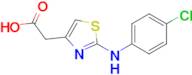 2-(2-((4-Chlorophenyl)amino)thiazol-4-yl)acetic acid