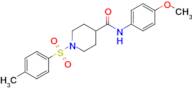 N-(4-methoxyphenyl)-1-tosylpiperidine-4-carboxamide