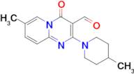 7-Methyl-2-(4-methylpiperidin-1-yl)-4-oxo-4H-pyrido[1,2-a]pyrimidine-3-carbaldehyde