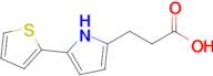 3-(5-(Thiophen-2-yl)-1H-pyrrol-2-yl)propanoic acid