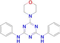 6-Morpholino-N2,N4-diphenyl-1,3,5-triazine-2,4-diamine