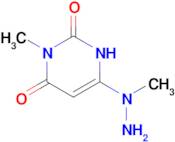 3-Methyl-6-(1-methylhydrazinyl)pyrimidine-2,4(1H,3H)-dione